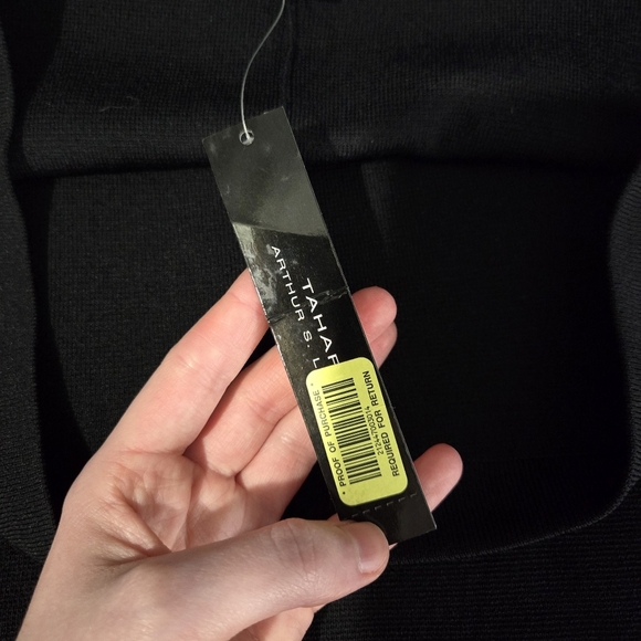 Tahari NWT Simple Sleek Black and White Comfy Golf Career Business Pencil Skirt - Picture 8 of 11